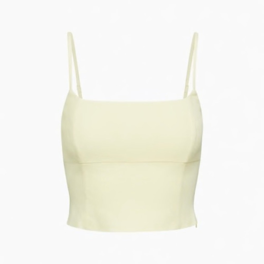 NWT aritzia wilfred basel bustier in whipped butter